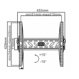 uchwyt-tv-scienny-32-55-50kg-cabletech-stan-nowy