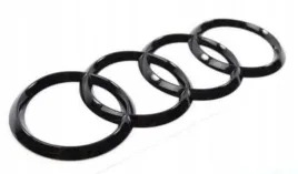 emblemat-logo-do-audi-273-mm-przod-black-glossy