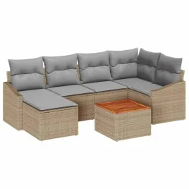 zestaw-sof-na-ogrod-7-pcs-bezowy-i-jasnoszary-polirattan