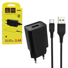 ladowarka-sieciowa-2-4a-kabel-typ-c-usb-czarna-denmen-2400ma-dc01-12w-bla