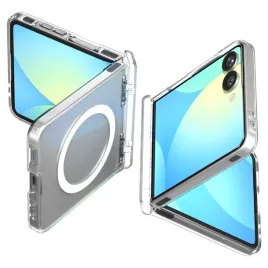 spigen-ultra-hybrid-pro-mag-magsafe-galaxy-z-flip-7-clear-white