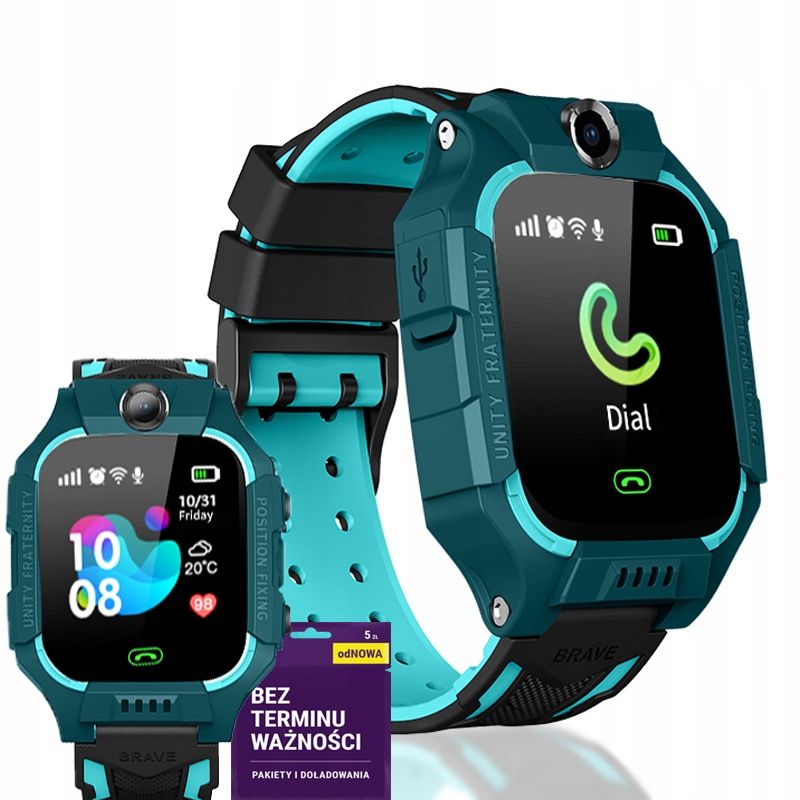SMARTWATCH DLA DZIECI ZEGAREK GW600s IP68 GPS ERLI.pl