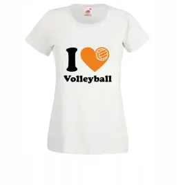 damska-koszulka-kibica-t-shirt-i-love-volleyball