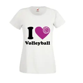 damska-koszulka-kibica-t-shirt-i-love-volleyball