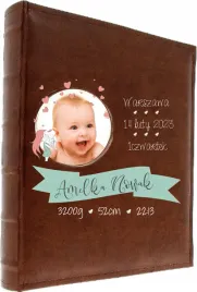 album-na-zdjecia-metryczka-dziecka-chrzest-roczek