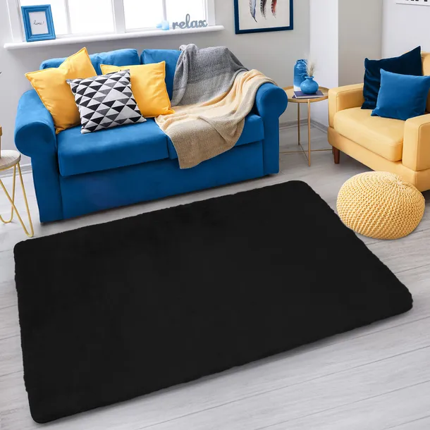 dywan-rabbit-strado-140x190-black-czarny-kolor-czarny
