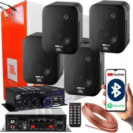 4-kolumny-glosniki-jbl-nascienne-wzmacniacz-cyfrowy-bluetooth-naglosnienie