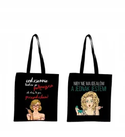 eko-torba-czarna-super-nadruk-napis-prezent-swieta