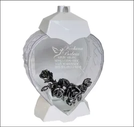 ekskluzywny-znicz-serce-bialy-personalizowany-grawer-dla-babci