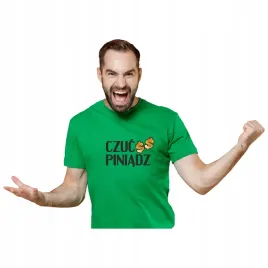 koszulka-z-nadrukiem-napis-prezent-czuc-piniadz