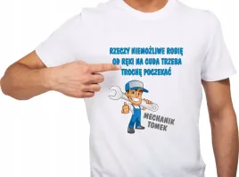 koszulka-t-shirt-mechanik-nadruk-z-imieniem