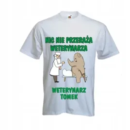 koszulka-t-shirt-weterynarz-nadruk-z-imieniem