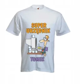 koszulka-t-shirt-urzednik-nadruk-z-imieniem