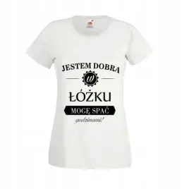 koszulka-t-shirt-z-napisem-jestem-dobra-w-lozku