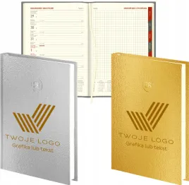 planer-z-twoim-logo-grawerem-tyg-kalendarz-a5-zloty-srebrny-2026-25-sztuk