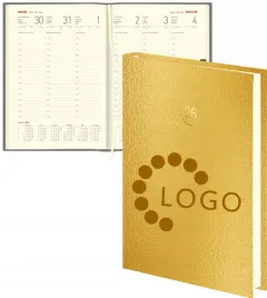 planer-z-twoim-logo-grawerem-tyg-kalendarz-a5-zloty-srebrny-2026-5-sztuk
