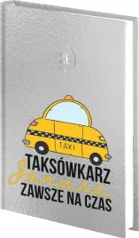 planer-prezent-dla-taksowkarza-dzienny-kalendarz-ksiazkowy-a4-zloty-srebrny