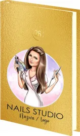 planer-nails-studio-dzienny-kalendarz-ksiazkowy-a4-zloty-srebrny