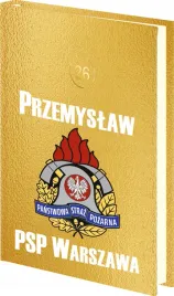planer-strazaka-nadruk-tygodniowy-kalendarz-ksiazkowy-a4-zloty-srebrny-2026