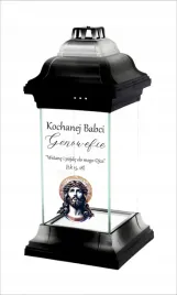 personalizowany-znicz-srebrny-wszystkich-swietych-z-imieniem-dla-babci