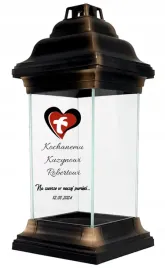 personalizowany-znicz-kapliczka-dla-kuzyna-nadruk-napis-tekst-z-dedykacja