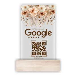 stojak-z-tabliczka-i-kodem-qr-do-opinii-google-z-indywidualnym-nadrukiem-uv
