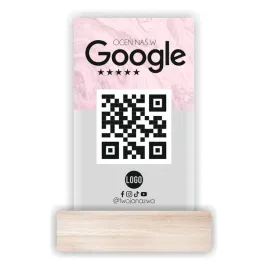 statuetka-tabliczka-stojak-kod-qr-do-opinii-na-google-z-nadrukiem-uv