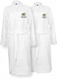 szlafroki-biale-z-haftem-2-szt-unisex-prezent-na-walentynki-z-imionami