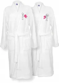 szlafroki-biale-z-haftem-2-szt-unisex-prezent-personalizowany-rozne-wzory