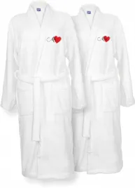 szlafroki-biale-z-haftem-2-szt-unisex-prezent-na-walentynki-personalizacja