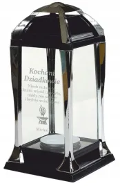 znicz-na-pomnik-z-grawerem-dedykacja-inicjalami-tekstem-dla-dziadkow