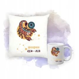 zestaw-poduszka-i-kubek-nadruk-personalizacja-prezent-znak-zodiaku-skorpion