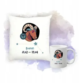 zestaw-poduszka-i-kubek-nadruk-personalizacja-znakiem-zodiaku-baran