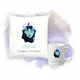 zestaw-poduszka-i-kubek-nadruk-personalizacja-znakiem-zodiaku-panna