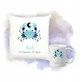 zestaw-poduszka-i-kubek-nadruk-personalizacja-znakiem-zodiaku-rak