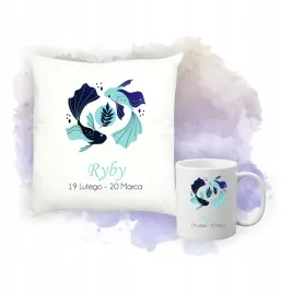 zestaw-poduszka-i-kubek-z-nadrukiem-personalizowanym-znakiem-zodiaku-ryby