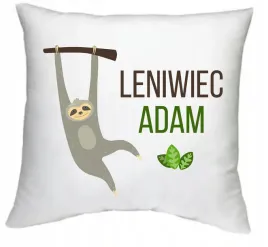 foto-poduszka-leniwiec-imie-z-nadrukiem-prezent