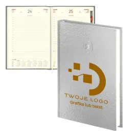 a5-kalendarz-z-twoim-logo-dzienny-2026-zloty-srebrny-z-grawerem-100-szt