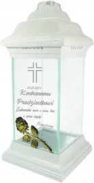 znicz-kapliczka-z-roza-dla-pradziadka-grawerowany