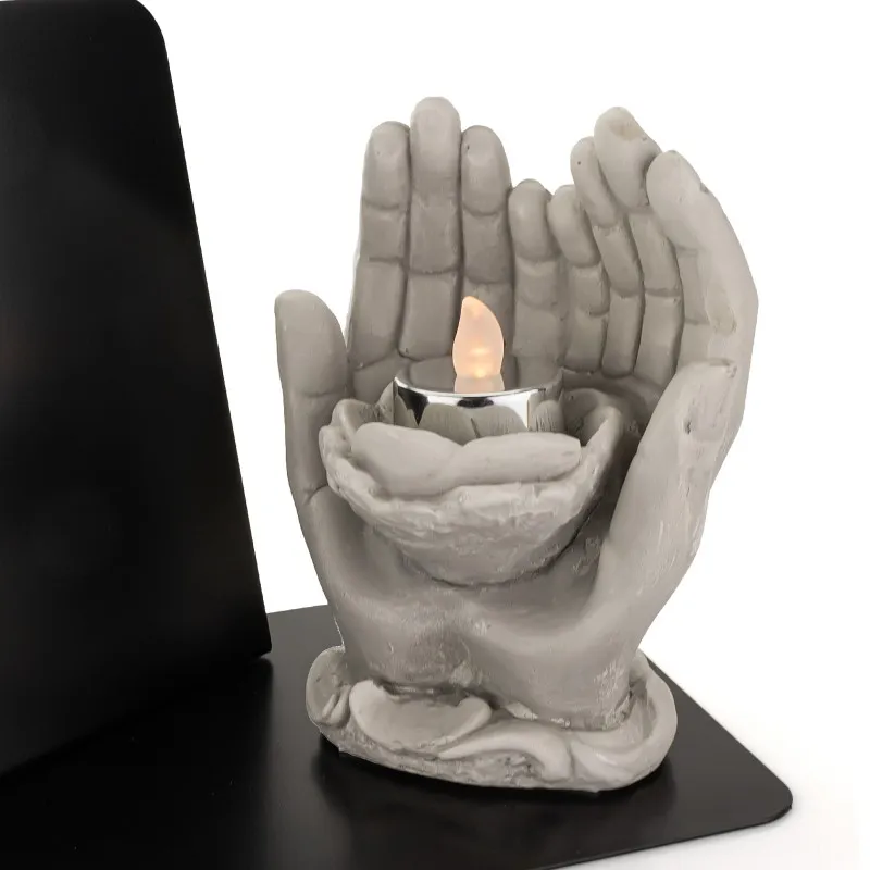 Statuetka dekoracyjna i LAMPKA LED na GRÓB MATKI CHRZESTNEJ