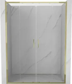 mexen-exo-drzwi-prysznicowe-podwojne-rozsuwane-150-cm-transparent-zlote-