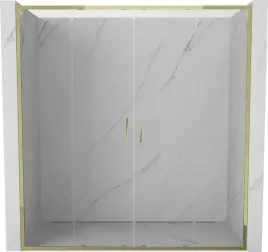 mexen-exo-drzwi-prysznicowe-podwojne-rozsuwane-200-cm-transparent-zlote-