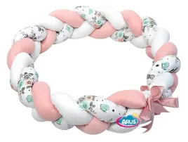 warkocz-ochraniacz-do-lozeczka-210cm-kolekcja-summer-powder-pink