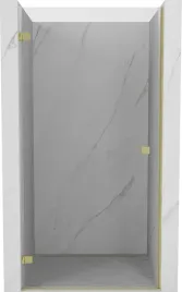 mexen-lunar-b-drzwi-prysznicowe-uchylne-lewe-95-cm-transparent-zlote-szcz