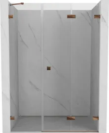 mexen-lunar-f-drzwi-prysznicowe-skladane-prawe-150-cm-transparent-rozowe