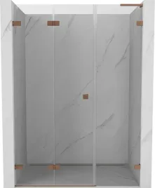 mexen-lunar-f-l-drzwi-prysznicowe-skladane-lewe-125-cm-transparent-miedz