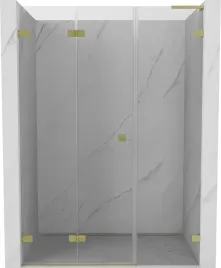 mexen-lunar-f-l-drzwi-prysznicowe-skladane-lewe-145-cm-transparent-zlote