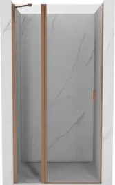 mexen-mist-drzwi-prysznicowe-uchylne-100-cm-transparent-miedz-szczotkowan