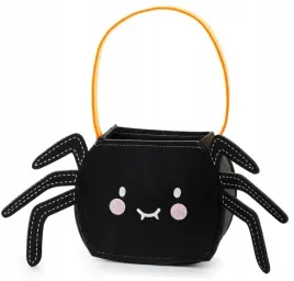 torebka-pajak-czarna-z-filcu-na-slodycze-cukierki-na-halloween-35x18x8cm