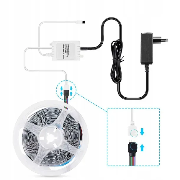 tasma-led-rgb-10m-bluetooth-muzyka-pilot-app-stan-nowy
